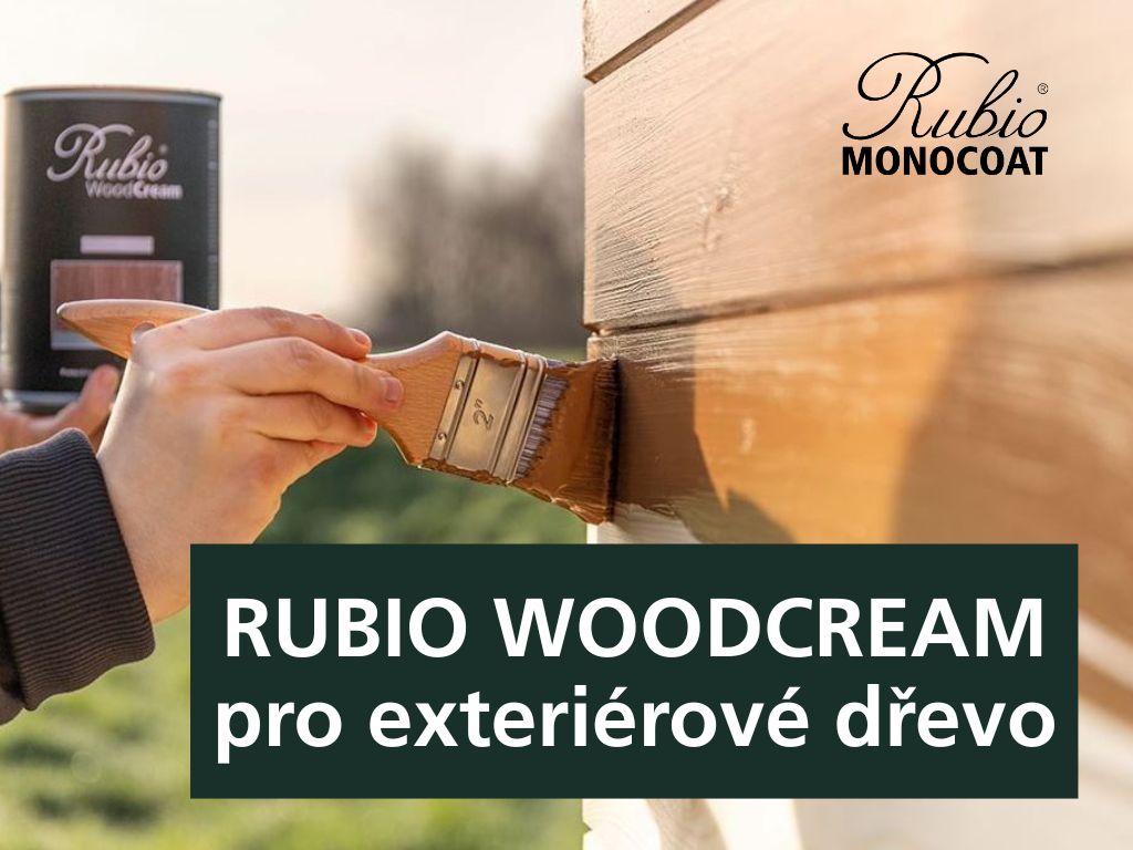 RUBIO WOODCREAM exteriérové dřevo